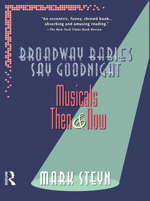 cover image of Broadway Babies Say Goodnight